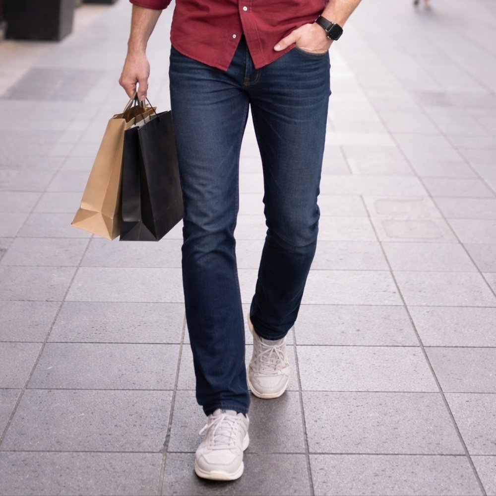 American Eagle Mens Jeans Size 28 X 32 Air Flex Stretch Slim Straight Pant 28x32